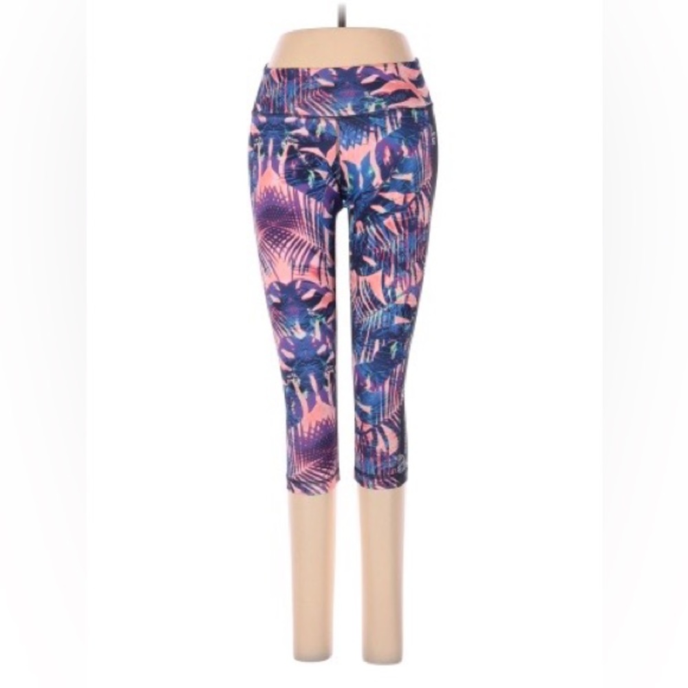 Reebok pineapple print cropped leggings, XS